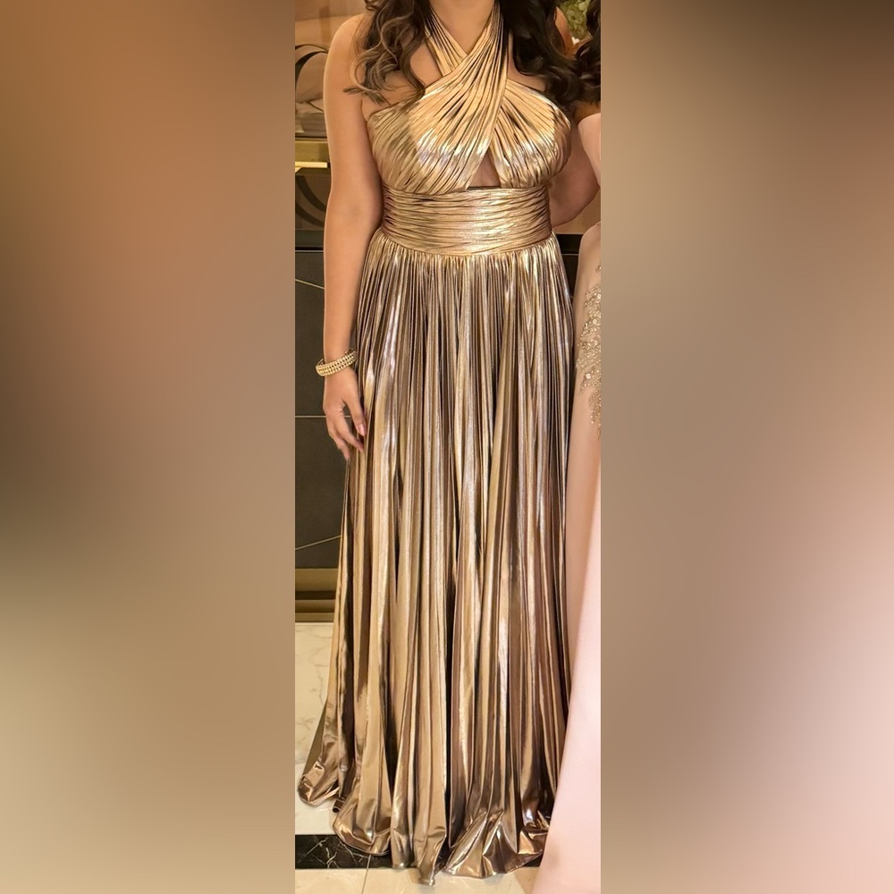 Sherri Hill Bronze Dress